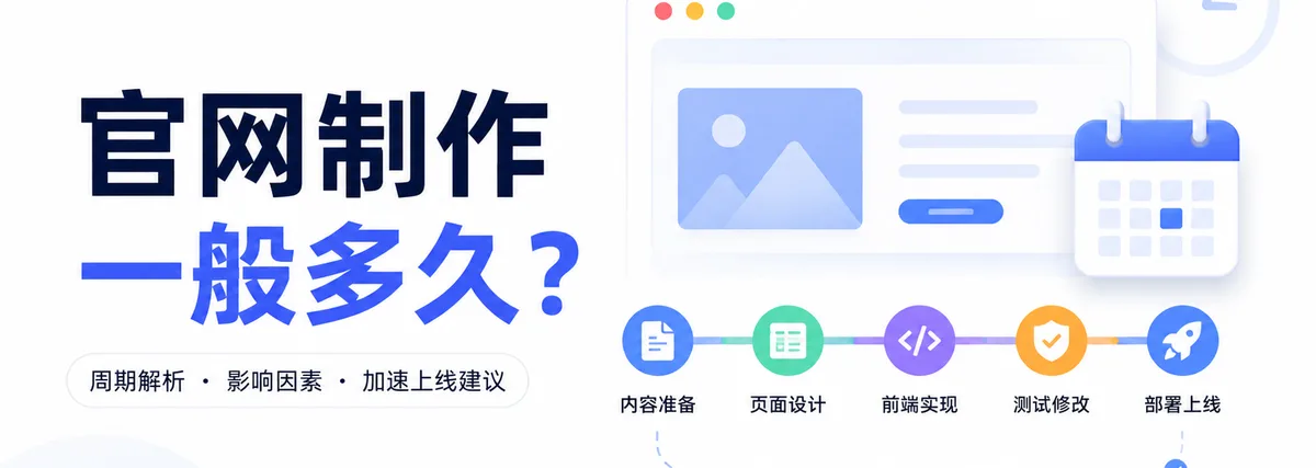官网制作周期一般多久