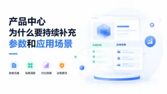 产品中心为什么要持续补充参数和应用场景