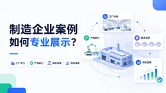 制造企业官网案例通常怎么展示