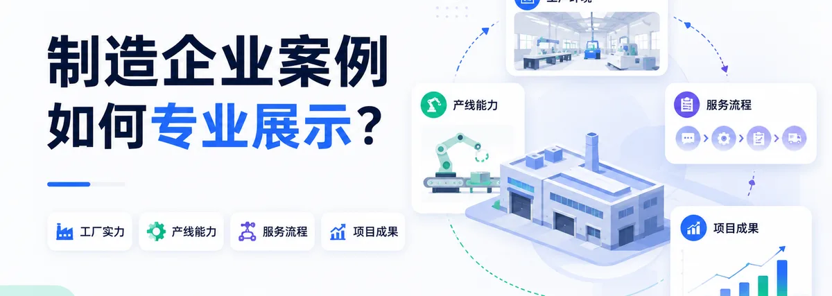 How Manufacturing Website Case Studies Are Usually Presented