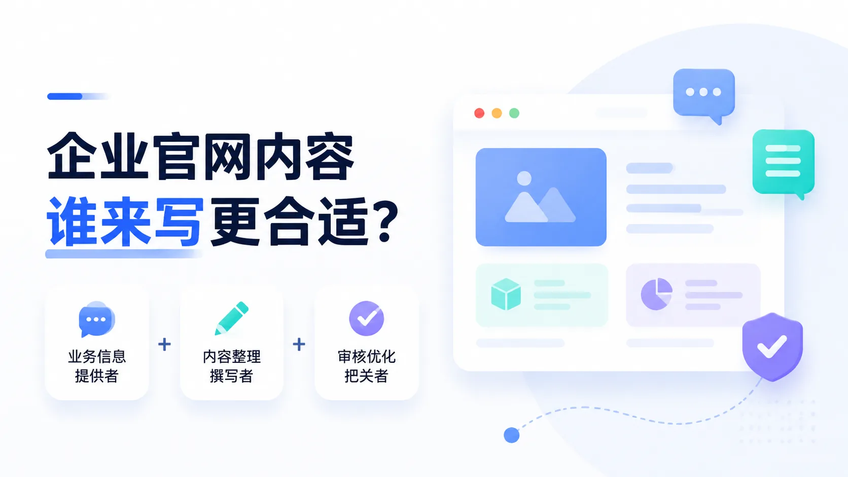 企业官网内容谁来写更合适
